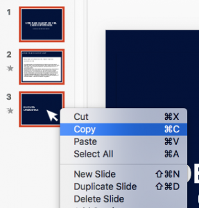 Copy Slides PowerPoint